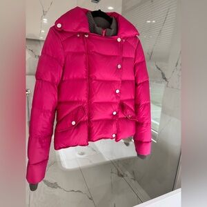 BCBGMaxAzria Fuchsia Puffer Jacket